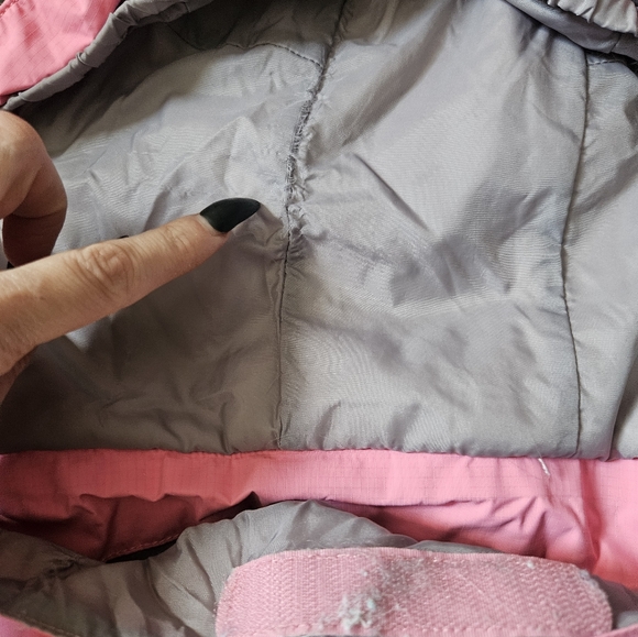 Pink NorthFace Hyvent kids Rain Jacket Medium 10/12 - Picture 6 of 6